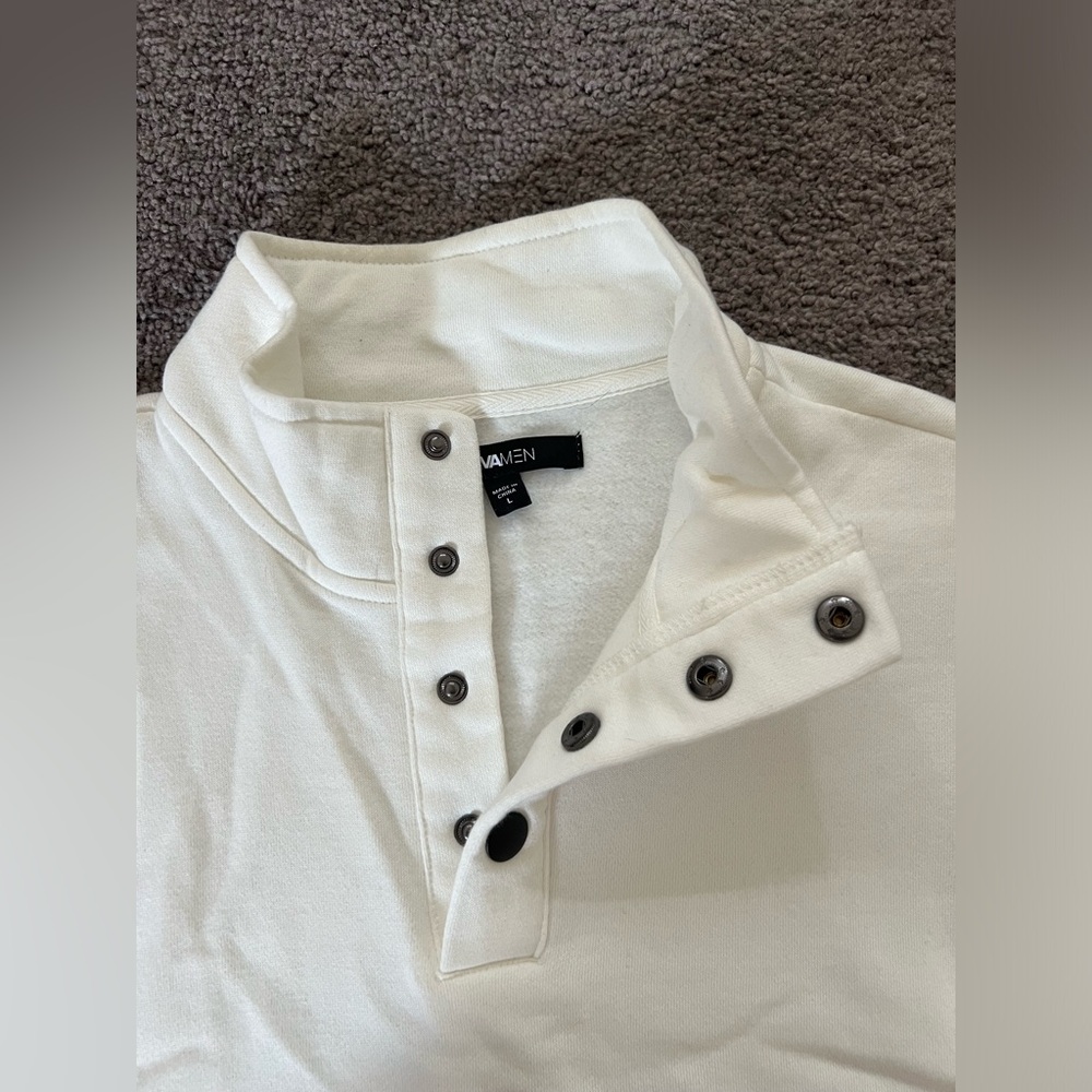 Half button sweatshirt - Picture 3 of 7